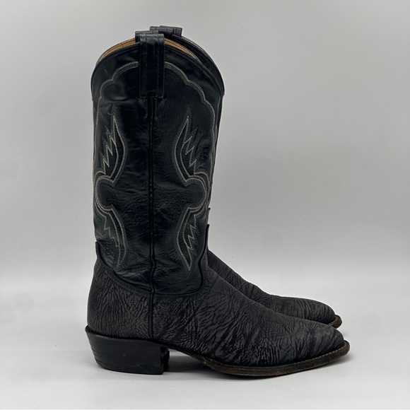 Tony Lama BlackCowboy Boots. Size 8.5